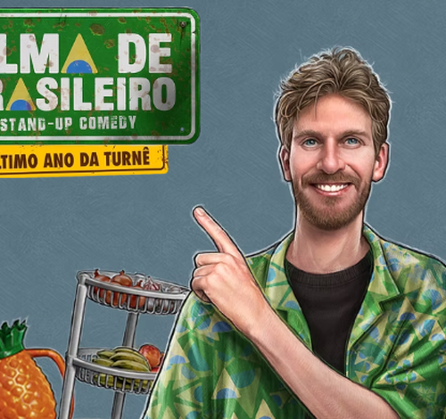 Alma de Brasileiro: Paul Cabannes apresenta stand-up em Criciúma
