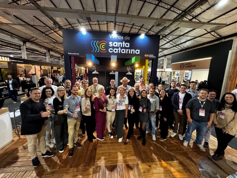 Santa Catarina em destaque na maior feira de vinhos da América do Sul