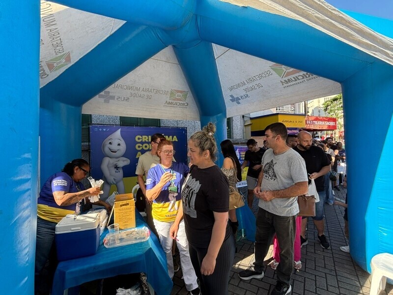 Mais de 13,5 mil vacinas aplicadas no Dia D contra gripe em Criciúma