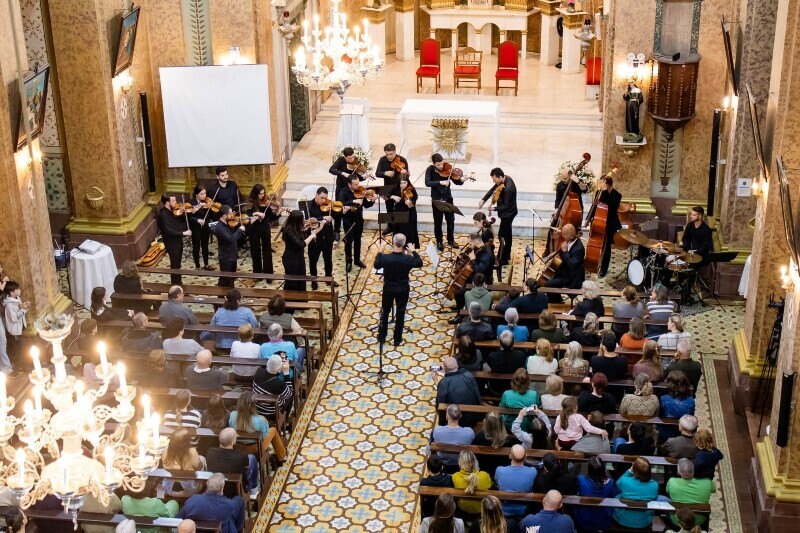 Camerata di Venezia faz concerto gratuito em Urussanga