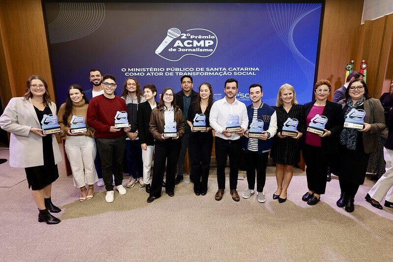 2º Prêmio ACMP de Jornalismo premia reportagens de destaque sobre atuação do MPSC