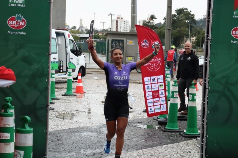 Duathlon de Criciúma reúne atletas no Parque da Prefeitura