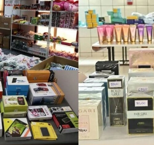 Hospital promove bazar com produtos apreendidos pela Receita Federal