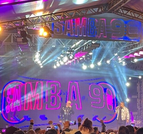 Show com Samba 90 Graus encerra Festa do Peixe