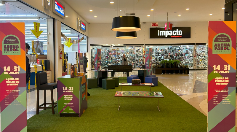 Clássicos das brincadeiras de infância no Farol Shopping