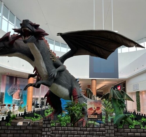 Exposição Internacional de Dragões no Nações Shopping