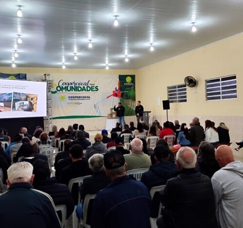 Coopercocal nas Comunidades visita Rio Salto, em Urussanga