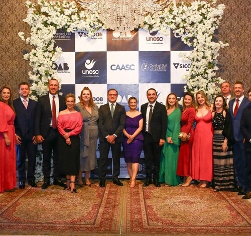 Baile da Advocacia 2025 celebra força da classe jurídica em Criciúma