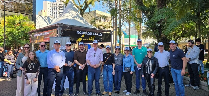 Acic promove campanha “Morro dos Cavalos – Solução Já!” na Praça Nereu Ramos