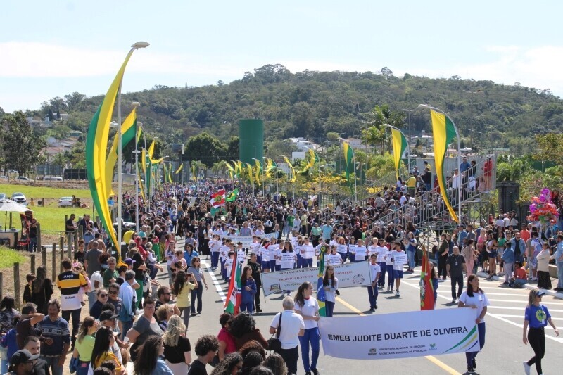 'Criciúma 100 anos': Desfile de 7 de setembro reunirá 95 instituições
