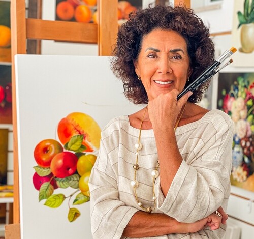 Vernissage: ‘Arte e Café’ apresenta criações de Cleusa Soares