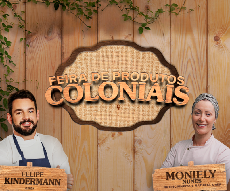 Feira de Produtos Coloniais oferece aulas show com pizzas de fermentação longa e lanches saudáveis