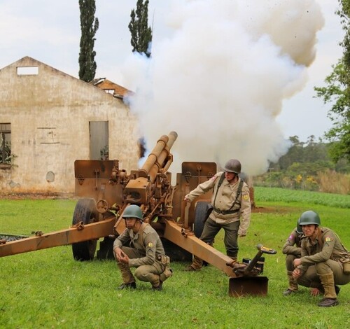 Tiro Duplamente histórico: Criciúma presta tributo aos Pracinhas da 2ª Guerra Mundial