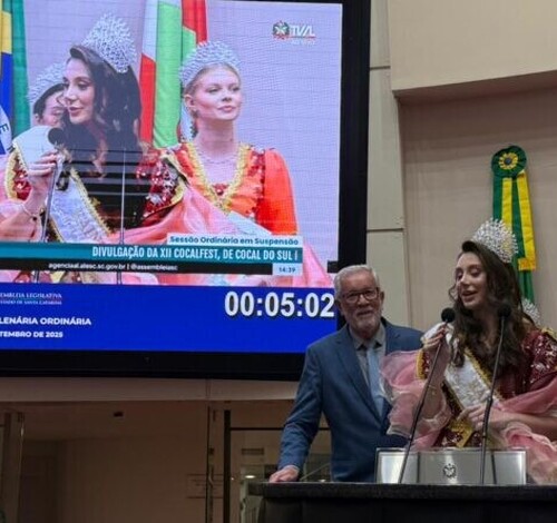 Cocalfest é apresentada em sessão solene na Alesc