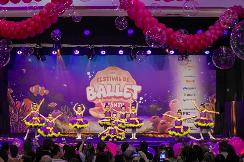 Festival de Ballet Infantil reunirá mais de 800 bailarinas no Criciúma Shopping