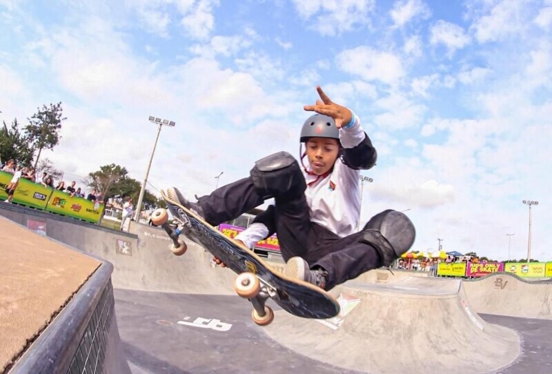 Esporte, música e diversão no Kids Only Skate em Criciúma