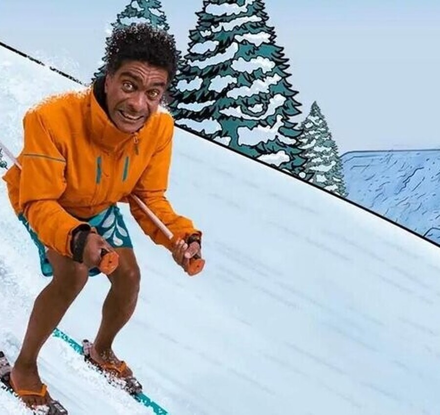 Hélio de La Peña apresenta stand-up 'Preto de Neve' em Criciúma