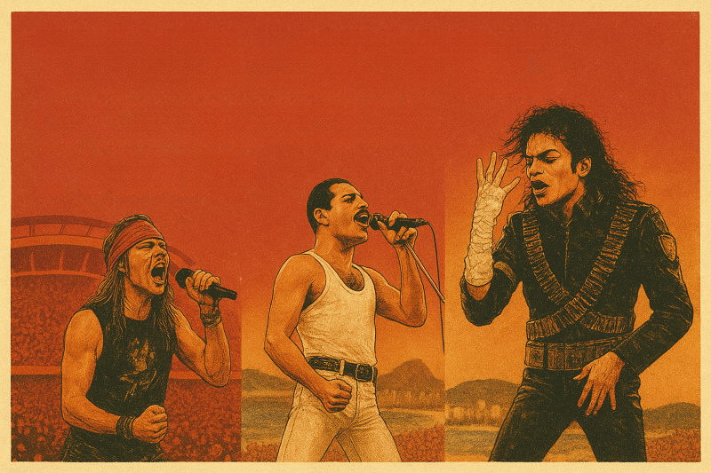 Turnês históricas que pararam o Brasil (e o mundo)