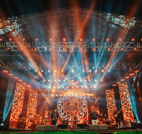 Show com Bruno & Marrone no Mailing Lagoa, em Balneário Gaivota