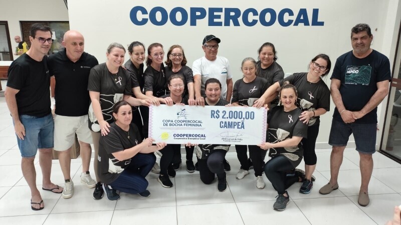 Entre Bolas e Linhas é campeã da 1ª Copa Feminina de Bocha da Coopercocal