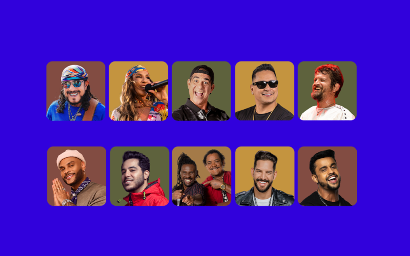 Ivete Sangalo, Bell Marques, Durval Lelys, É o Tchan e + atrações do axé; confira programação do Folianópolis 2025