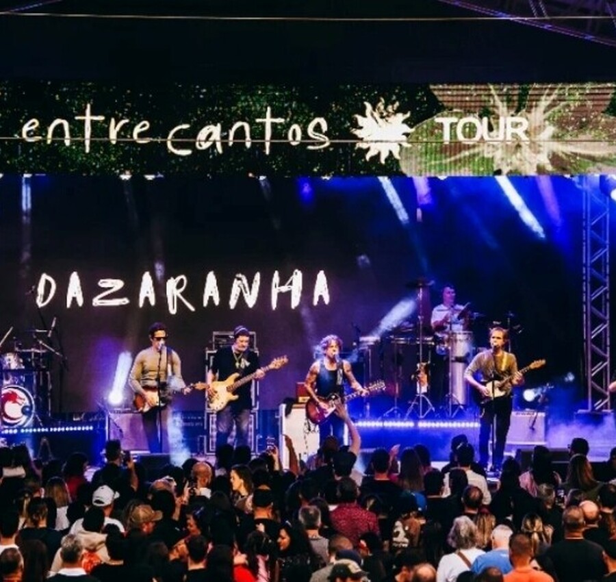 Show gratuito com Dazaranha na 3ª Oktober no Shopping