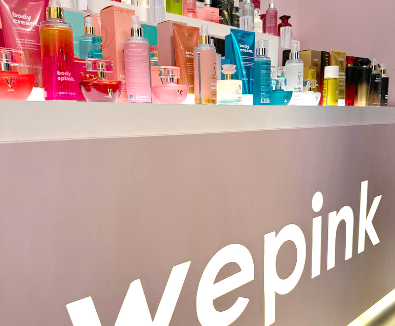 WePink inaugura quiosque no Farol Shopping em Tubarão