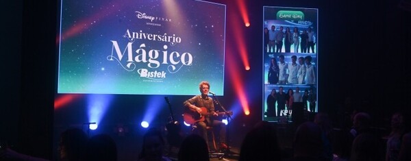 Nando Reis e a magia da Disney no aniversário Bistek