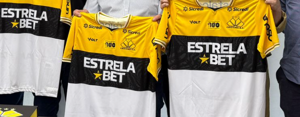 Camisa do Tigre ganha patch alusivo ao centenário de Criciúma