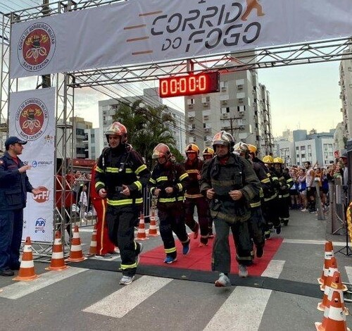 2º Corrida do Fogo movimenta Criciúma na noite deste sábado