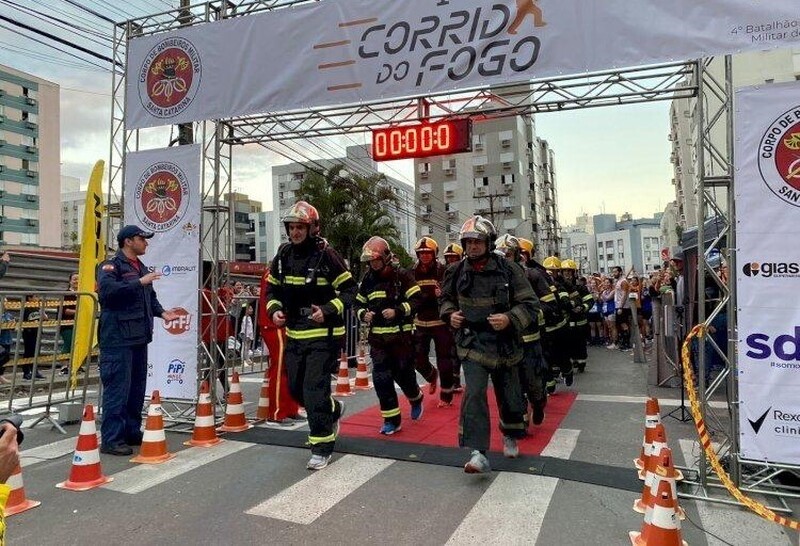 2º Corrida do Fogo movimenta Criciúma na noite deste sábado