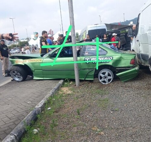 Após acidente em teste, evento de drift em Criciúma é cancelado