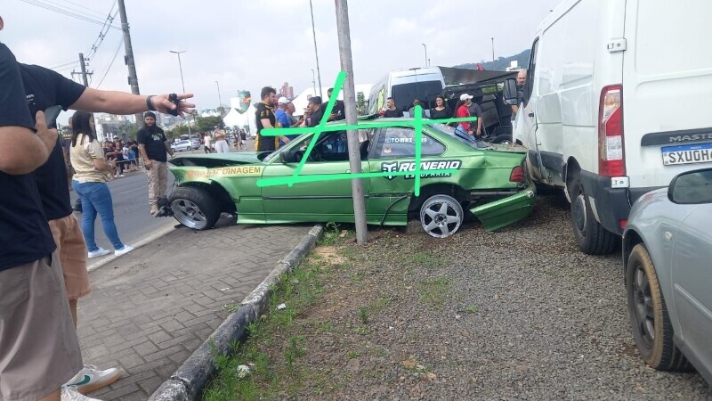 Após acidente em teste, evento de drift em Criciúma é cancelado