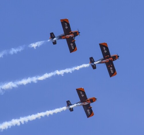 Esquadrilha Fox faz apresentação em Criciúma nesta tarde