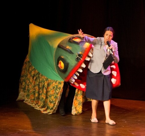 Parque da Prefeitura recebe espetáculo ‘Dona Bilica e o Boi de Mamão’