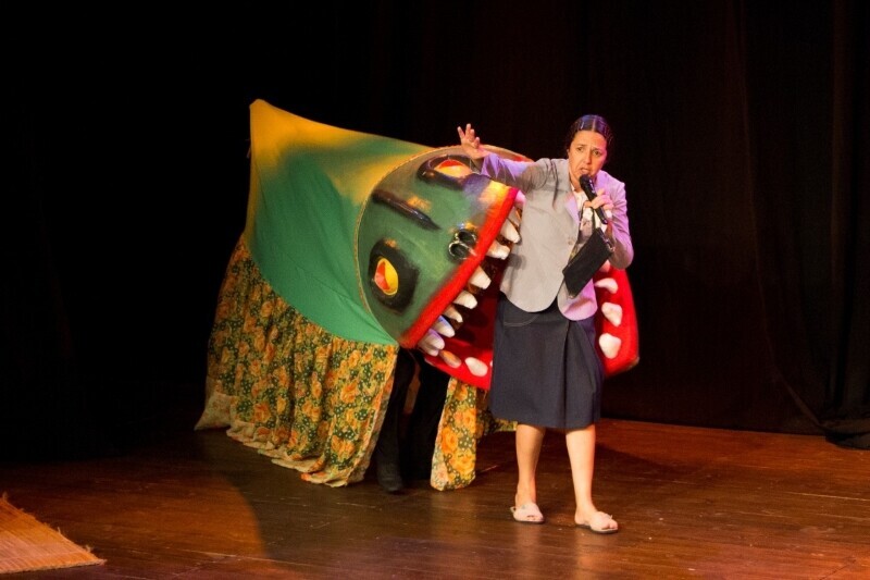 Parque da Prefeitura recebe espetáculo ‘Dona Bilica e o Boi de Mamão’