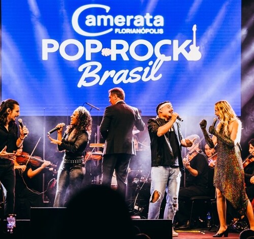 Camerata Florianópolis apresenta concerto ‘Pop Rock Brasil’ na Praça do Congresso