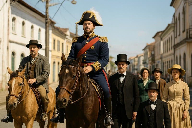 Encenação celebra passagem de Dom Pedro I por Laguna em 1826