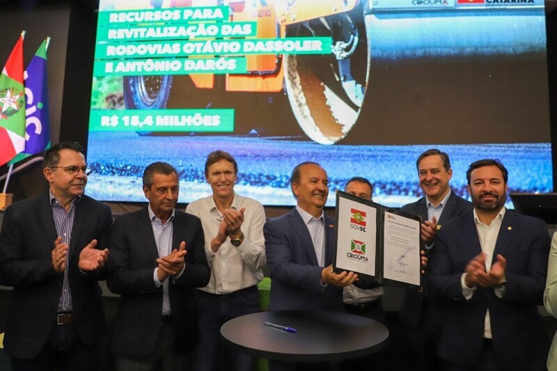 Criciúma CreSCe: Prefeitura, Estado e Alesc oficializam pacote histórico de R$ 240 milhões