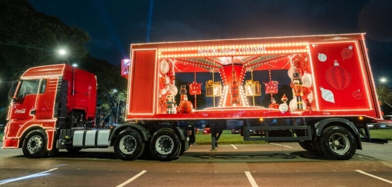 Caravana de Natal da Coca-Cola: veja roteiro completo em Tubarão e Criciúma