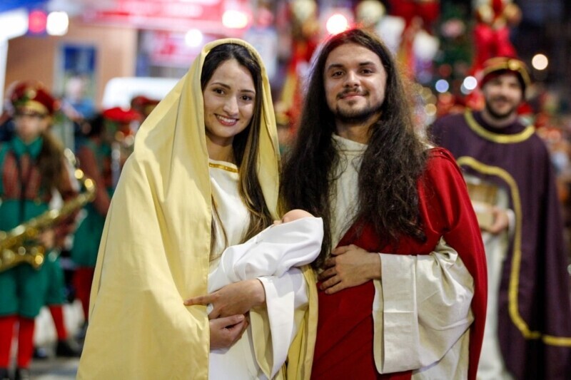 Natal do Centenário transforma Centro de Criciúma em cenário de magia