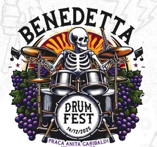 Neste domingo tem o 2º Benedetta Drum Fest em Urussanga 