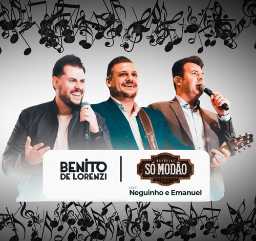 Içara celebra 64 anos com shows de Benito De Lorenzi e Neguinho & Emanuel