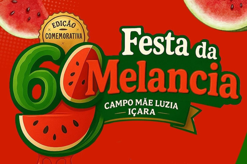 Festa da Melancia em Içara chega à 60ª edição: confira programação