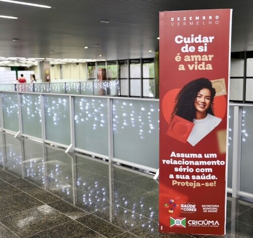 Dezembro Vermelho e Laranja: Criciúma intensifica ações de prevenção às ISTs e ao câncer de pele