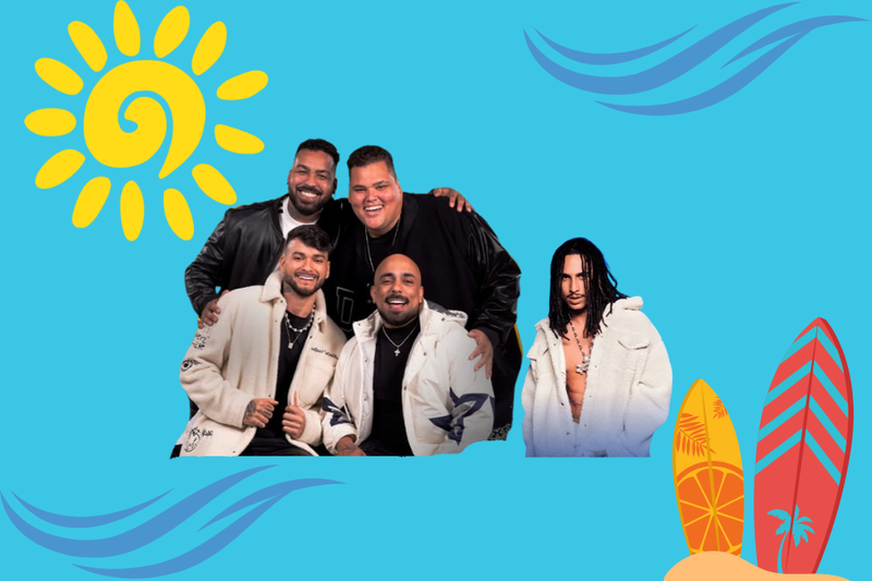 Shows com Menos é Mais e Matuê no Rosa Summer Festival