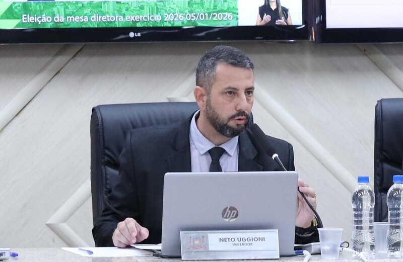 Neto Uggioni é o novo presidente da Câmara de Vereadores de Criciúma