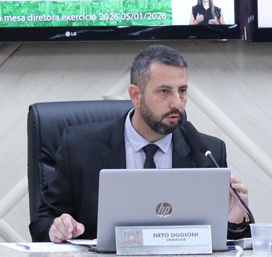 Neto Uggioni é o novo presidente da Câmara de Vereadores de Criciúma