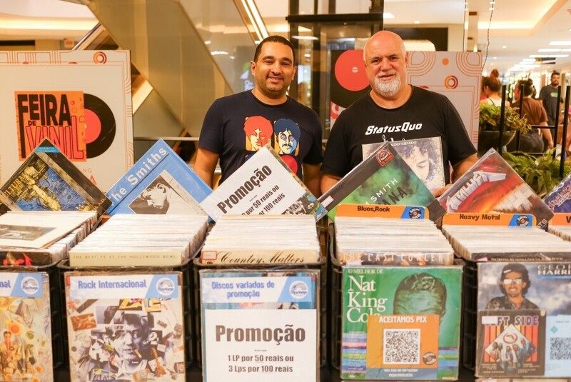 Feira de Vinil abre programação cultural de verão no Shopping Della