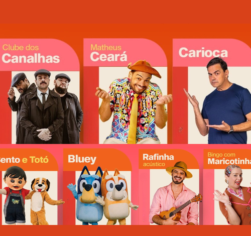 Stand-up nacional, música e atrações infantis no verão do Farol Shopping